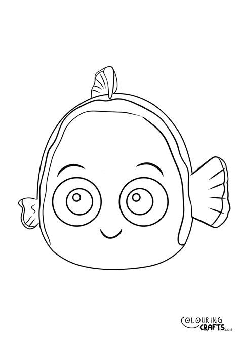 Nemo Finding Nemo Colouring Page Colouring Crafts