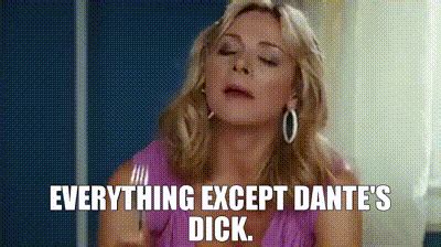 Yarn Everything Except Dante S Dick Sex And The City Video Clips By Quotes