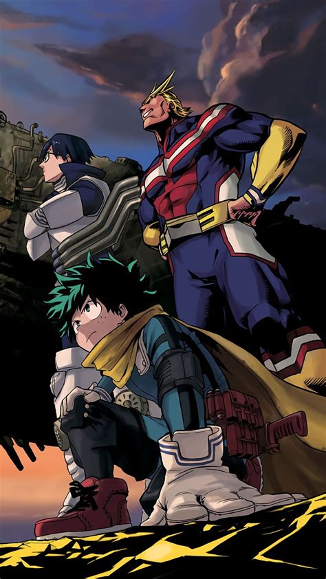 Lo Mejor De Boku No Hero Academia IPhone My Hero Academia Fondo De