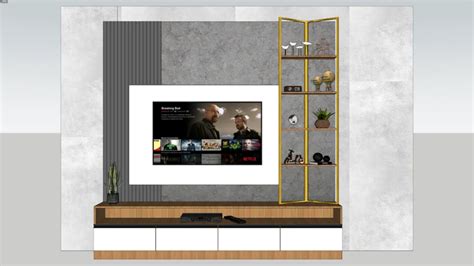 Tv Unit 3D Warehouse