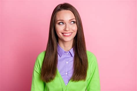 Premium Photo Portrait Of Positive Cheerful Girl Show Okay Sign