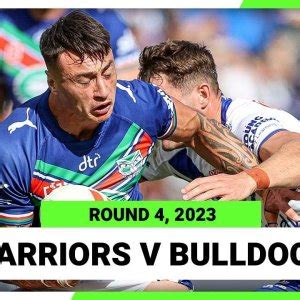 New Zealand Warriors v Canterbury-Bankstown Bulldogs | NRL Round 4 ...