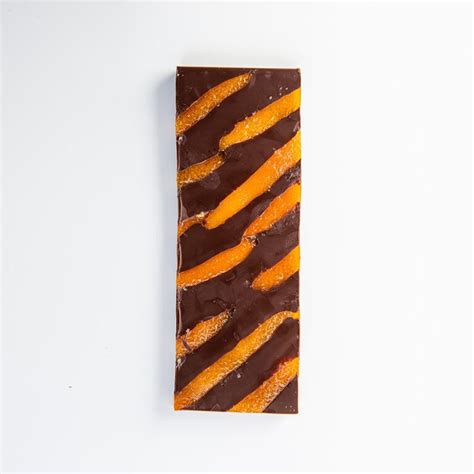 Tablette Noir Orange Maison Dufoux Artisan Chocolatier En Bourgogne