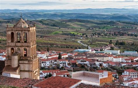 Vistas De Tierra De Barros Desde La Sierra Grande De Hornachos