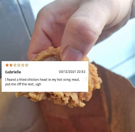 Shocking Woman Finds Full Chicken Head In Box Of Kfc Chicken Wings