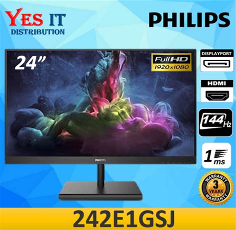 Philips 242E1GSJ 23 8 1ms 144Hz FHD FreeSync VA LED Gaming Monitor