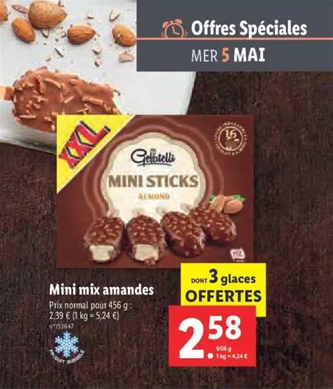 Promo Mini Mix Amandes Gelatelli Chez Lidl ICatalogue Fr