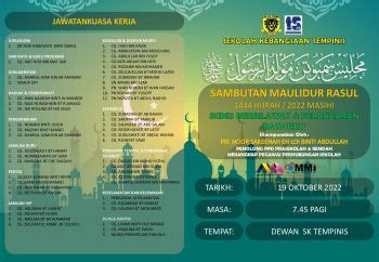 Buku Program Sambutan Maulidur Rasul Matrohms Flip Pdf Anyflip