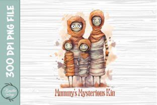 Mummy S Mysterious Kin Graphic By Basilio Vintage Creative Fabrica