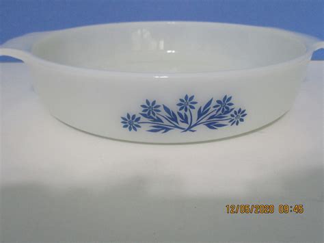 Vintage Anchor Hocking Fire King Blue Cornflower 1 Qt Etsy