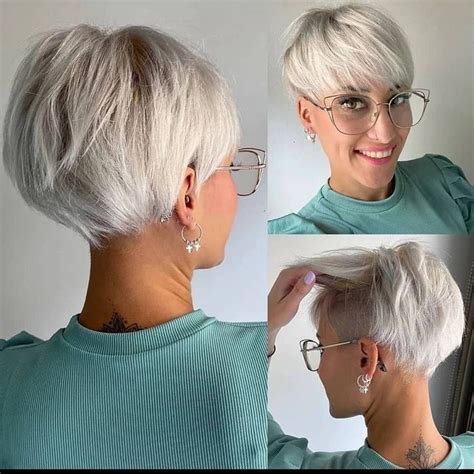 Asymmetrical Pixie Cut With Shaved Back Edgy Short Hair Infoupdate Org