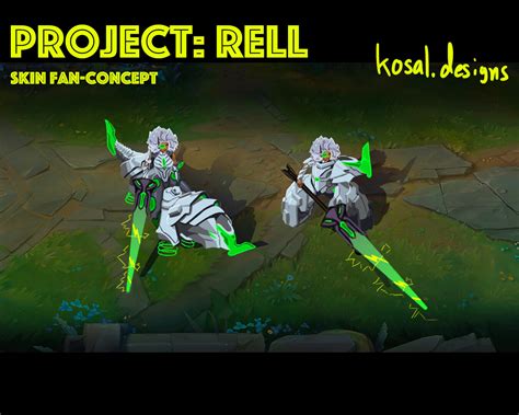 ArtStation - "PROJECT: Rell" Skin Concept (League of Legends) (2022)