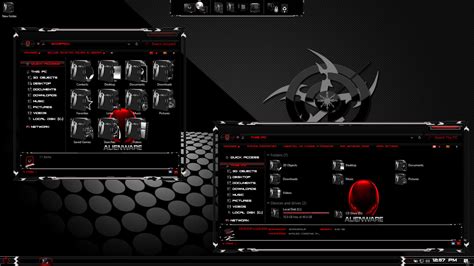 Alienware Dark Skinpack Skin Pack For Windows 11 And 10