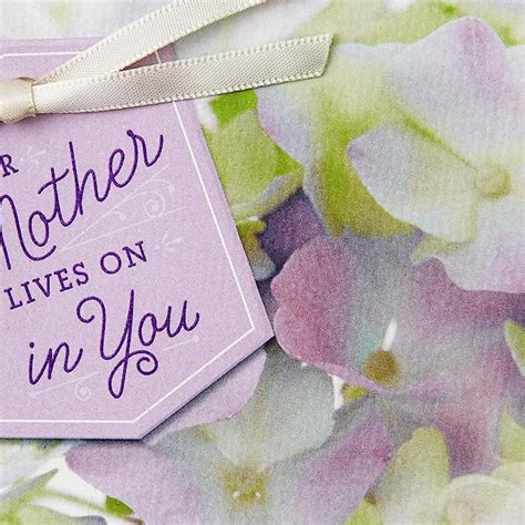 Hallmark Sympathy Card For Loss Of Mom Your Mother Lives On In You Hallmark Australia