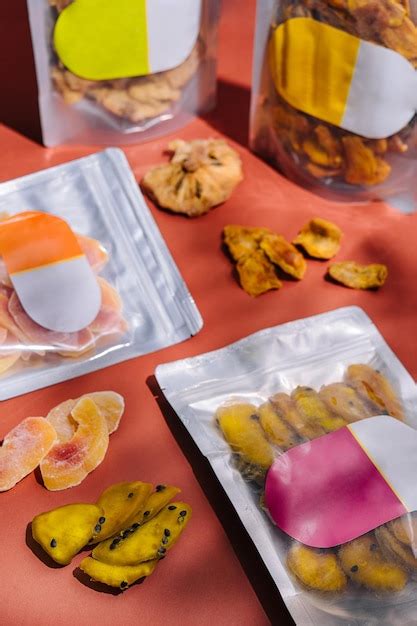 Premium Photo Assorted Dehydrated Fruits And Meats In Vacuum Sealed