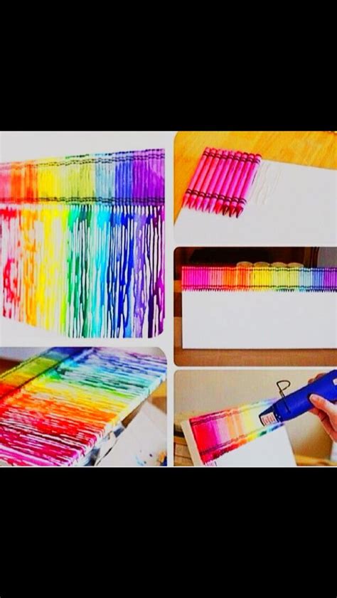 How To Melted Crayon Art Crayon Art Crayon Art Melted Melting Crayons