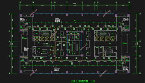 广州市某综合建筑空调与通风工程设计 含CAD图 土木工程