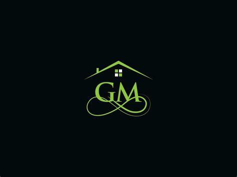 Creative Gm Real Estate Logo Initial Gm Logo Letter Icon Vector For