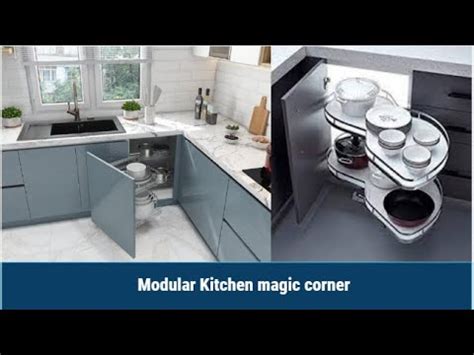 Modular Kitchen Magic Corner Magic Corner Organizer In Kitchen