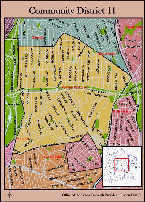 Map Bronx Community Board 11