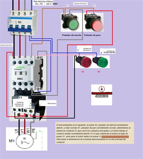 Como Conectar Un Contactor Diagrama De Control Contactor Con