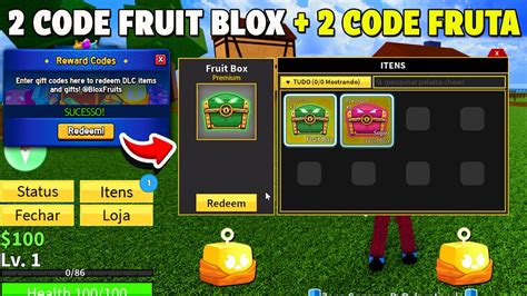 2 NOVOS CÓDIGOS FRUIT BLOX 2 NOVOS CÓDIGOS DE FRUTAS DO BLOX FRUITS