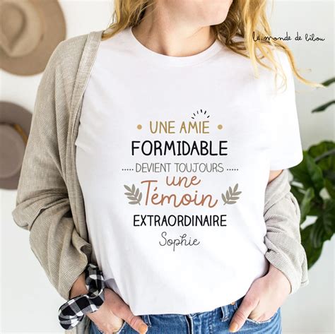 T Shirt Personnalis T Moin Extraordinaire Cadeau T Moin Demande