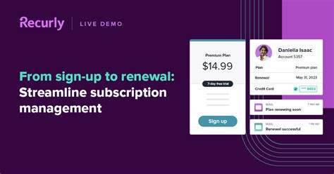 Join Recurly Demo Streamline Subscription Management Recurly