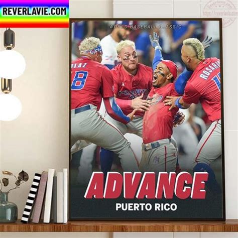 Puerto Rico Advances Quarterfinals Of The 2023 World Baseball Classic