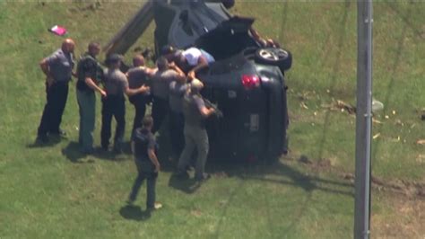 Suspect In Custody After High Speed Chase Ends In Crash In N W Oklahoma City