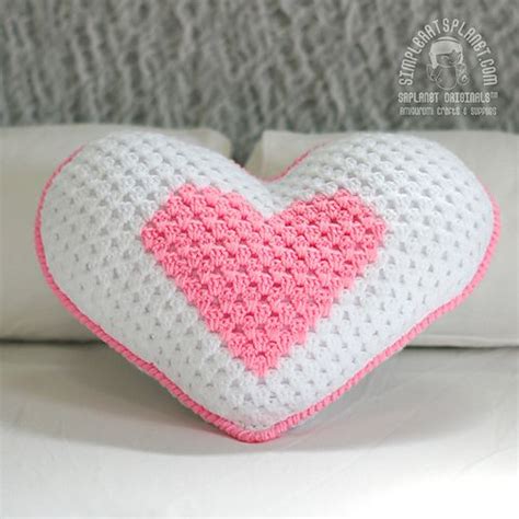 Ravelry Heart Pillow Ring Bearer Crochet Pattern Sizes Pattern