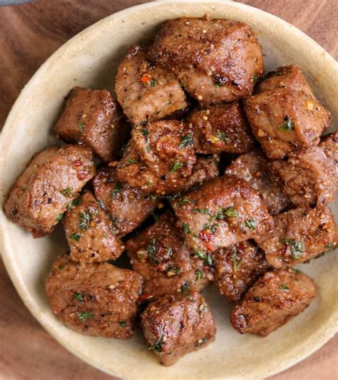 Air Fryer Steak Bites With Easy Garlic Butter