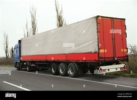 truck  road delivery  shipping concept stock photo alamy