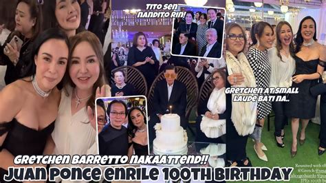 Juan Ponce Enrile Th Birthday Gretchen Barretto At Small Laude