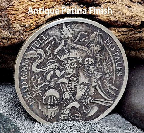 Dead Men Tell No Tales 1oz 999 Silver Round Coin Bullion Medallion Your Choice Of Finish Etsy