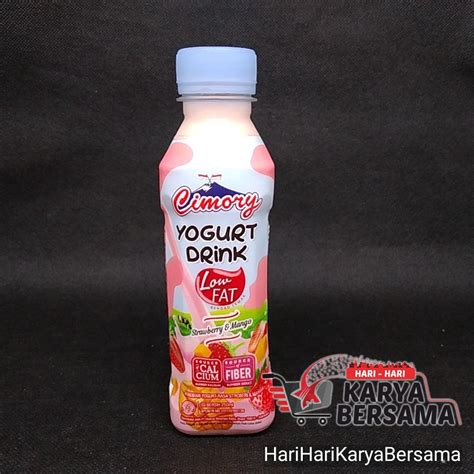 Jual Cimory Yogurt Drink Low Fat Strawberry And Mango 250ml Shopee