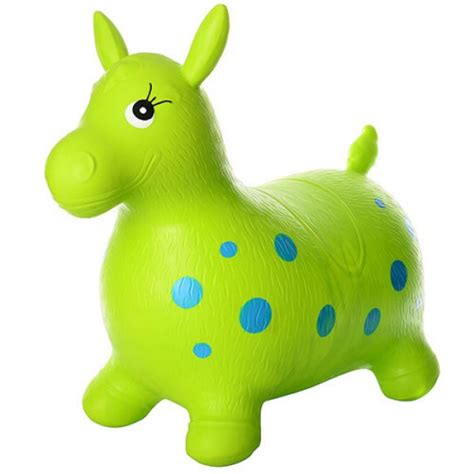 Детская игрушка прыгун резиновая Лошадка до 25 кг Метр+ (MS 0372Green ...
