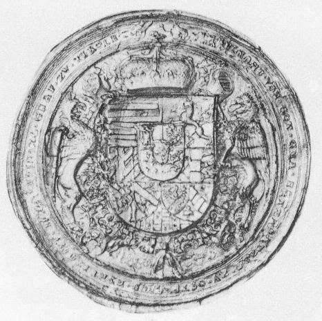 Ferdinand Ii Archduke Of Austria A Historic Seal