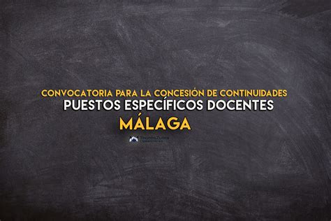 M Laga Convocatoria Para La Concesi N De Continuidades En Puestos