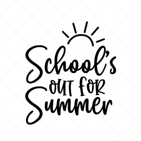 School's Out for Summer SVG, End of School SVG, Student Svg, Summer Svg, Png, Eps, Dxf, Cricut ...