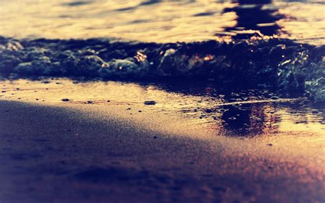 Wallpaper Sunlight Sunset Sea Nature Shore Sand Reflection Sky