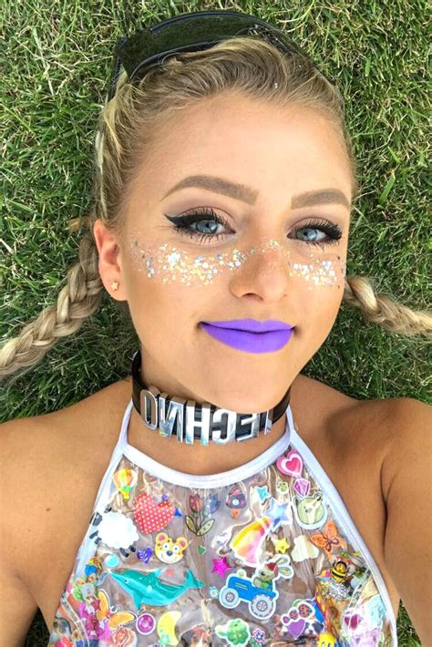 Festival Makeup Festival Makeup Glitter Music Festival Makeup