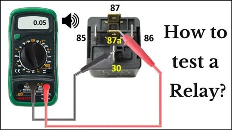 How To Test A Relay With A Multimeterall Types 4 Pin 5 Pin