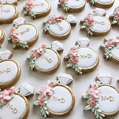 Srećno 🍀 Wedding Cookies Decorated Wedding Ring Cookies By Medeno