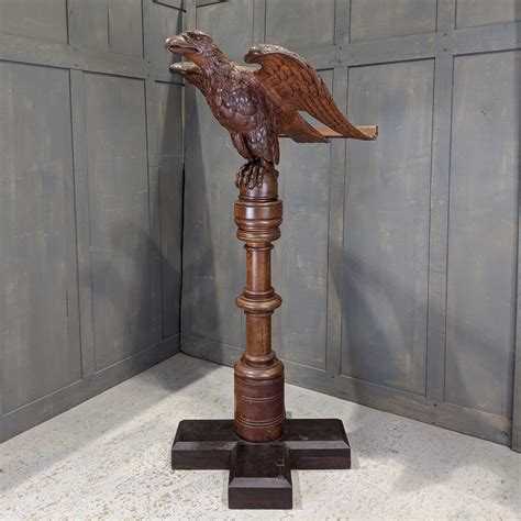 Antique Carved Oak Eagle Church Lectern Sold Antique Church Furnishings