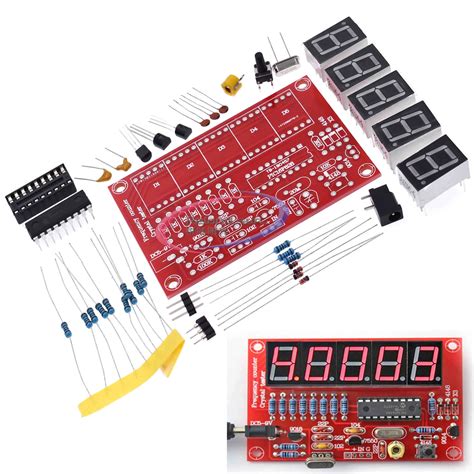 DIY Kits RF 1Hz 50MHz Crystal Oscillator Frequency Counter Meter