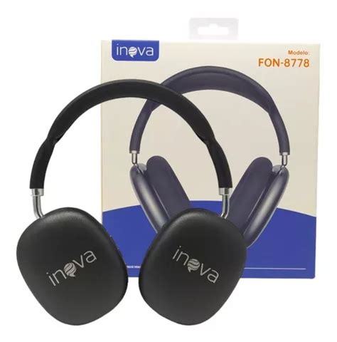 Fone Headphone Bluetooth Over Ear Inova Fon 8778 Parcelamento Sem Juros