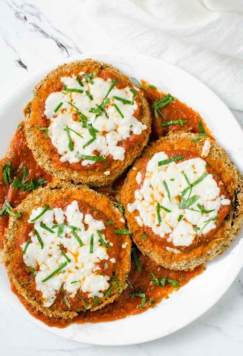 Air Fryer Eggplant Parmesan