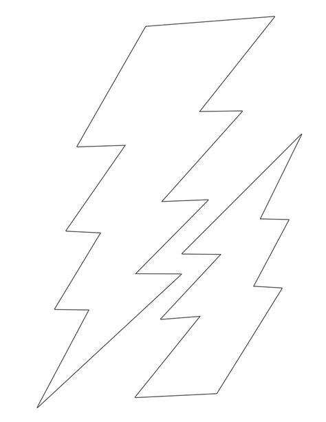 Printable Lightning Bolt Printable Word Searches