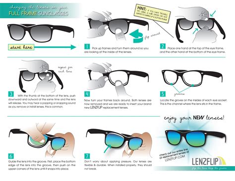 How To Change Your Lenses In Full Frame Sunglasses Lenzflip